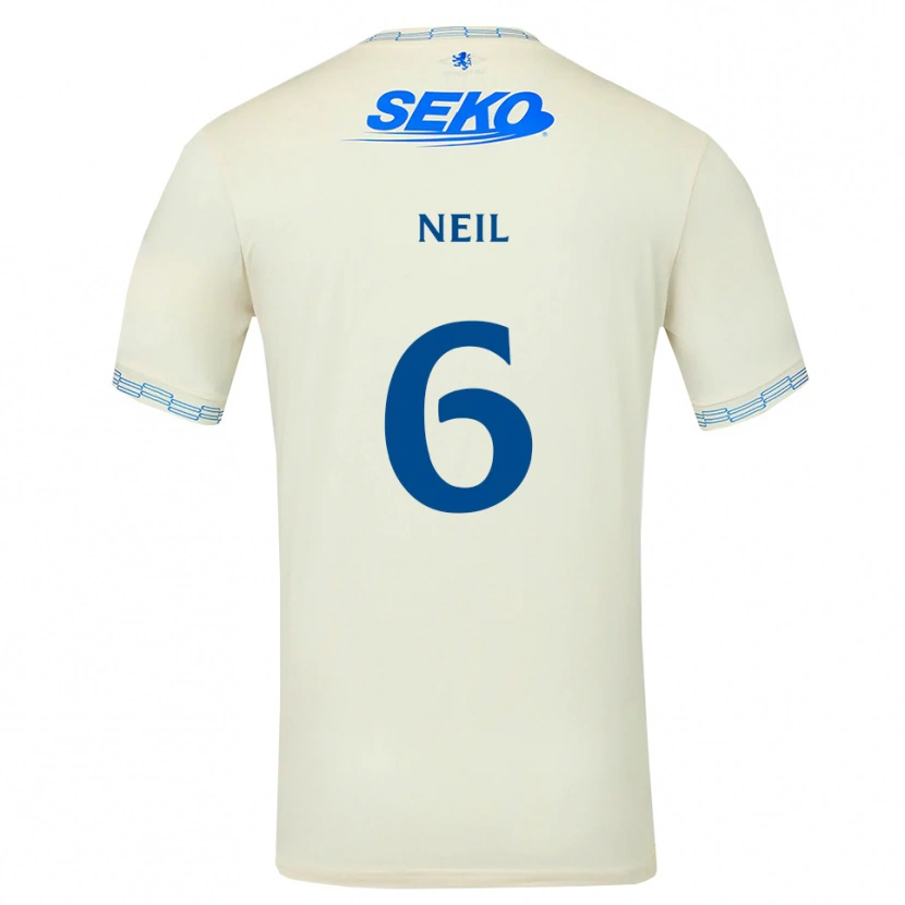 Danxen Damen Dan Neil #6 Tiefseeblau Weiß Auswärtstrikot Trikot 2026/27 T-Shirt