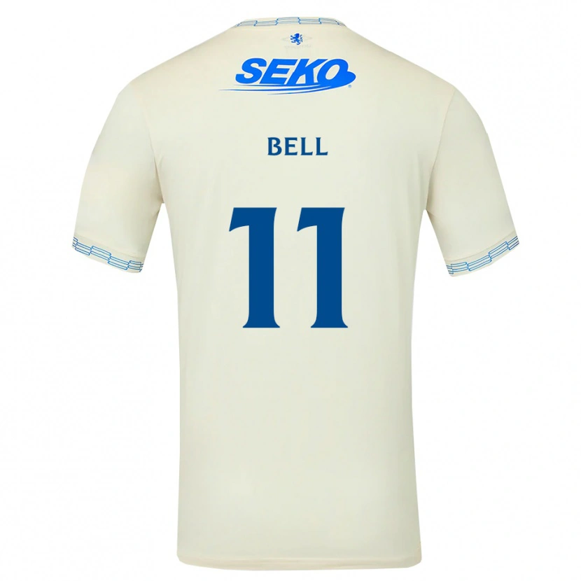 Danxen Damen Megan Bell #11 Tiefseeblau Weiß Auswärtstrikot Trikot 2026/27 T-Shirt