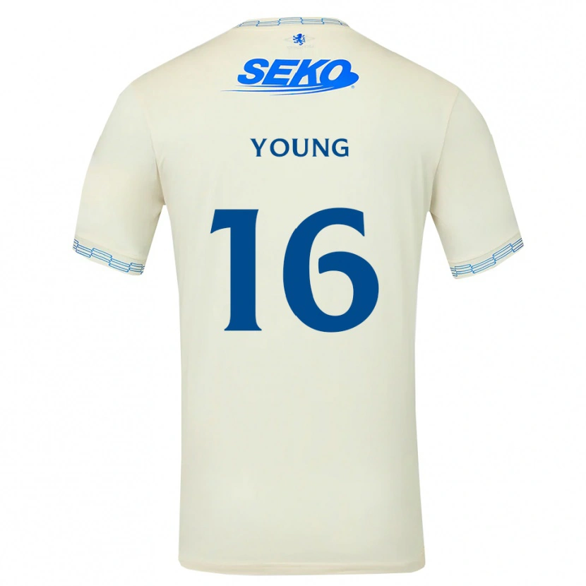 Danxen Damen Calum Young #16 Tiefseeblau Weiß Auswärtstrikot Trikot 2026/27 T-Shirt