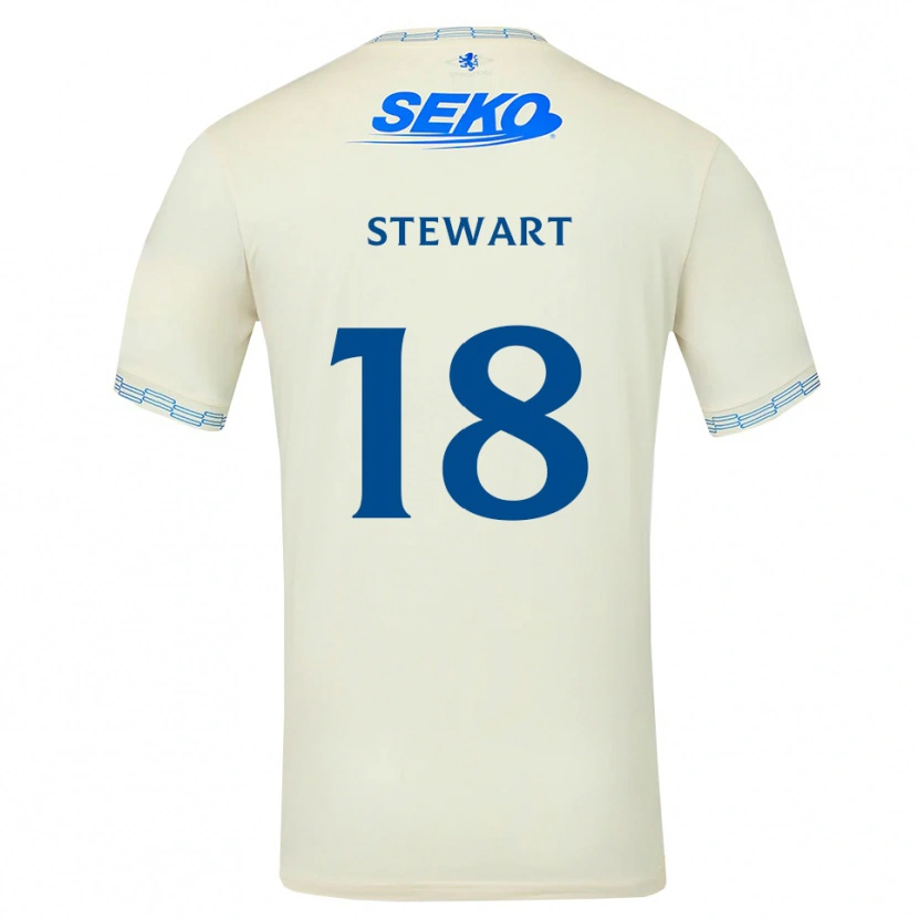 Danxen Damen Lewis Stewart #18 Tiefseeblau Weiß Auswärtstrikot Trikot 2026/27 T-Shirt