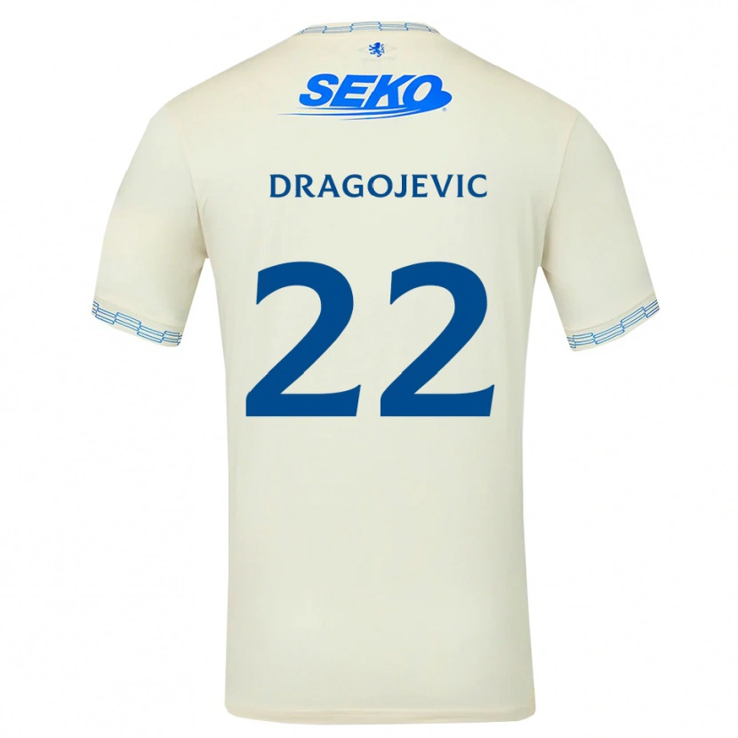 Danxen Damen Vanja Dragojevic #22 Tiefseeblau Weiß Auswärtstrikot Trikot 2026/27 T-Shirt