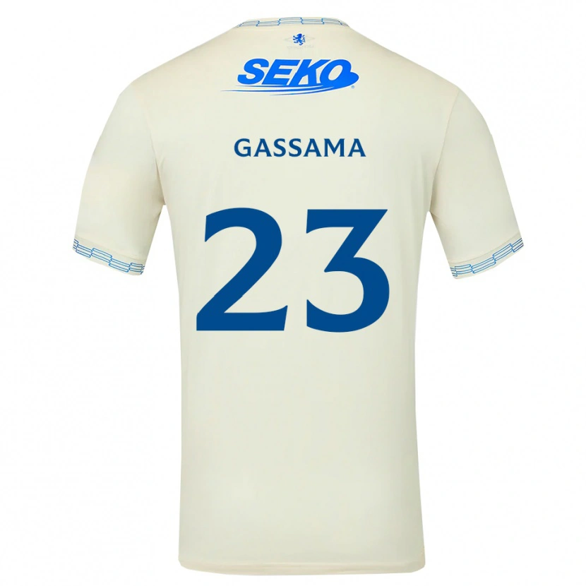 Danxen Damen Djeidi Gassama #23 Tiefseeblau Weiß Auswärtstrikot Trikot 2026/27 T-Shirt