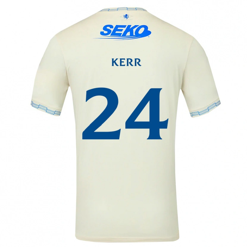 Danxen Damen Samantha Mary Kerr #24 Tiefseeblau Weiß Auswärtstrikot Trikot 2026/27 T-Shirt