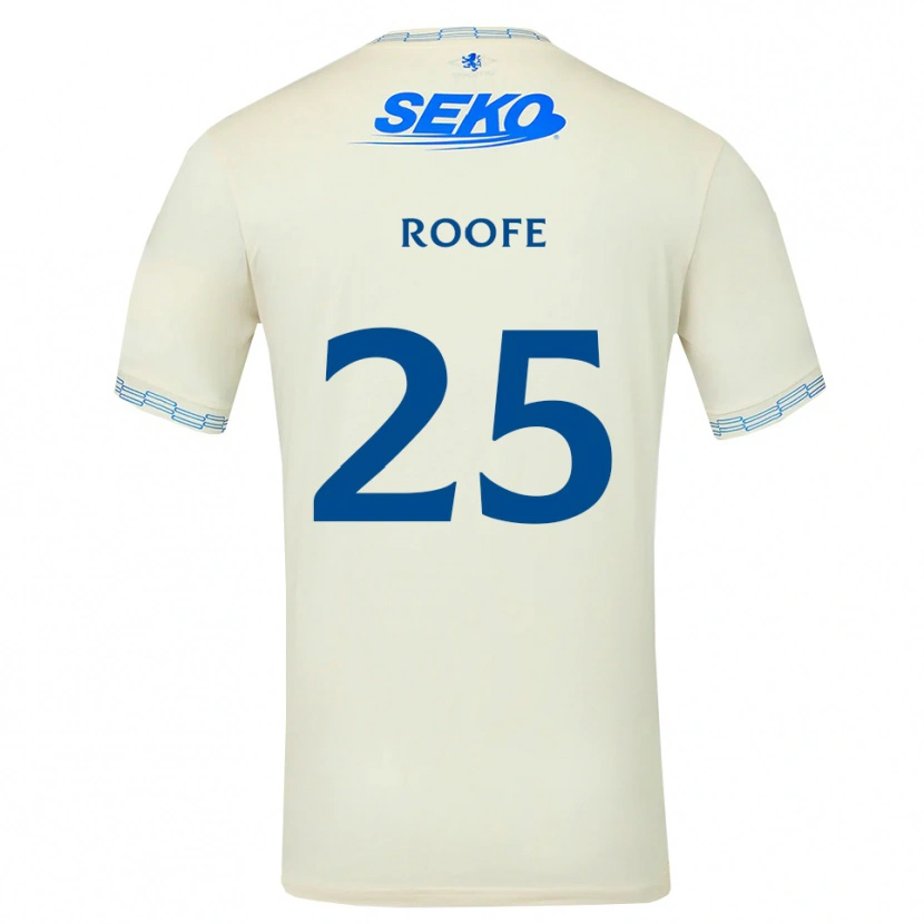 Danxen Damen Kemar Roofe #25 Tiefseeblau Weiß Auswärtstrikot Trikot 2026/27 T-Shirt