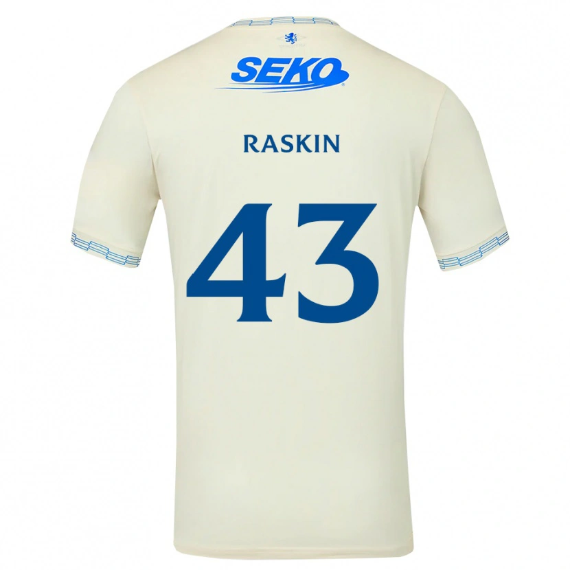 Danxen Damen Nicolas Raskin #43 Tiefseeblau Weiß Auswärtstrikot Trikot 2026/27 T-Shirt
