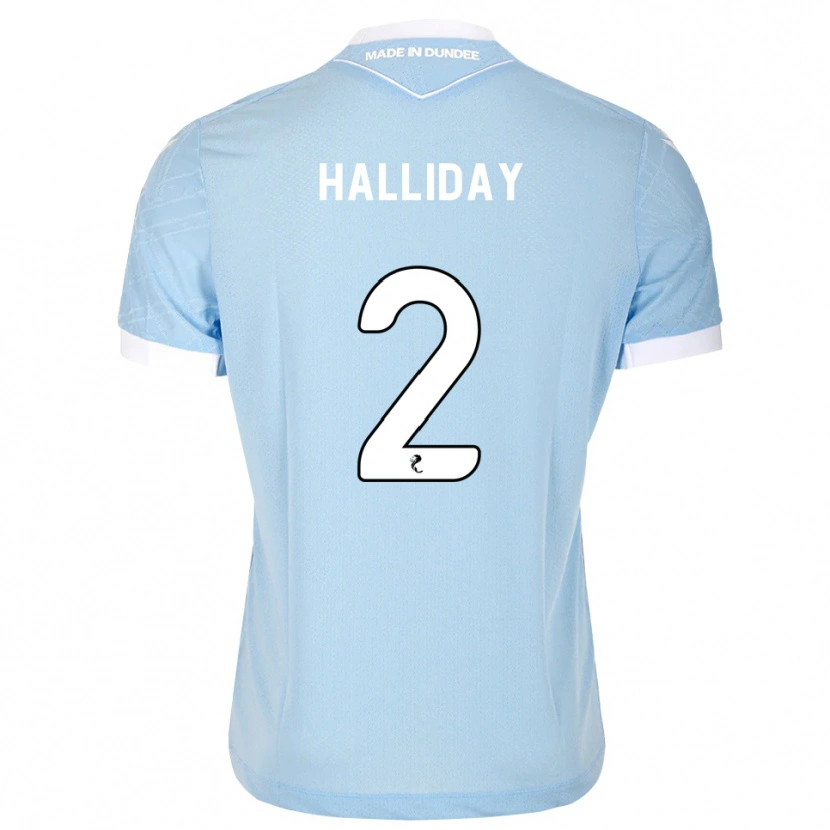 Danxen Damen Brad Halliday #2 Himmelblau Weiß Auswärtstrikot Trikot 2026/27 T-Shirt