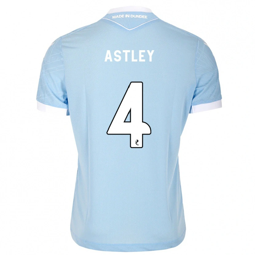 Danxen Damen Ryan Astley #4 Himmelblau Weiß Auswärtstrikot Trikot 2026/27 T-Shirt