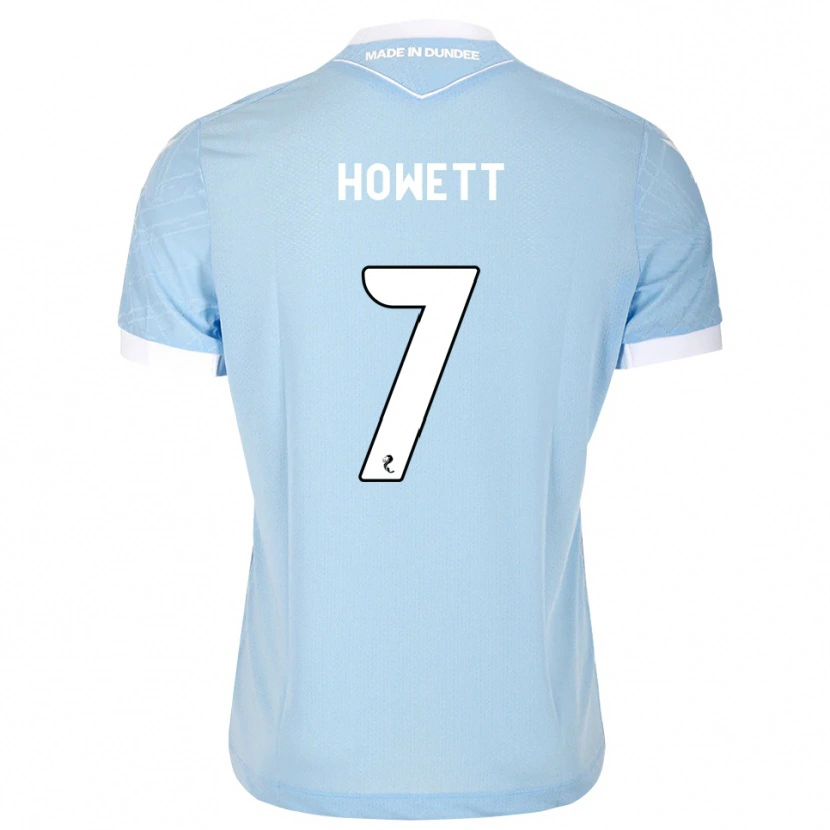 Danxen Damen Leo Howett #7 Himmelblau Weiß Auswärtstrikot Trikot 2026/27 T-Shirt