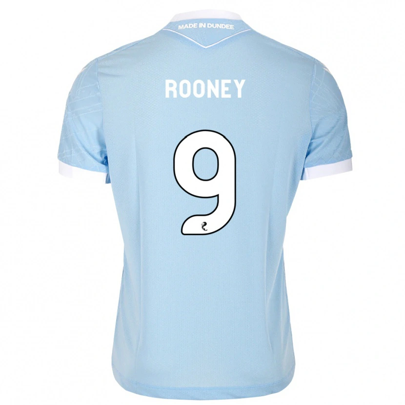 Danxen Damen Chris Rooney #9 Himmelblau Weiß Auswärtstrikot Trikot 2026/27 T-Shirt