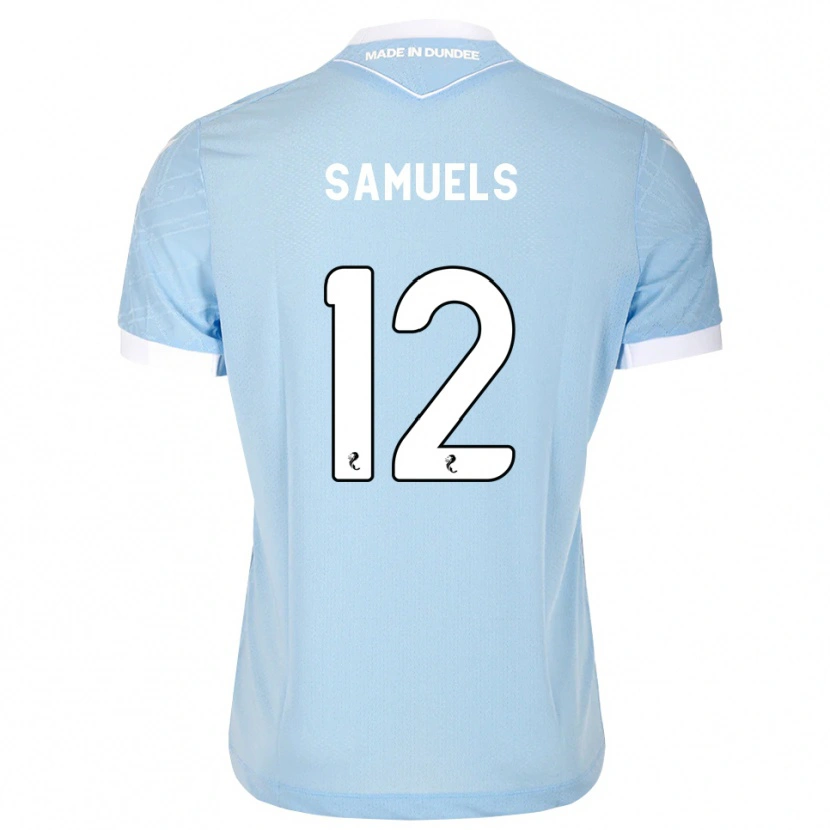 Danxen Damen Imari Samuels #12 Himmelblau Weiß Auswärtstrikot Trikot 2026/27 T-Shirt