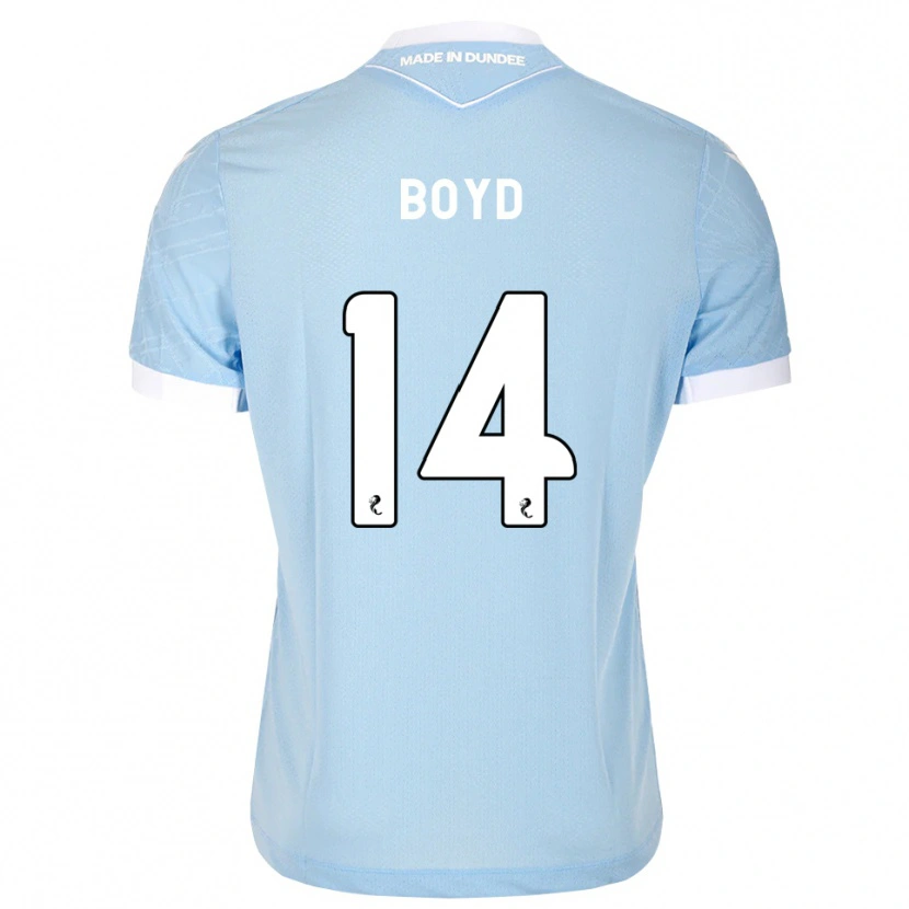 Danxen Damen Travis Boyd #14 Himmelblau Weiß Auswärtstrikot Trikot 2026/27 T-Shirt
