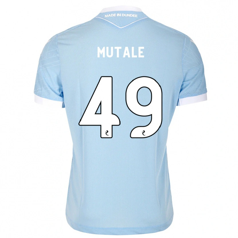 Danxen Damen Euan Mutale #49 Himmelblau Weiß Auswärtstrikot Trikot 2026/27 T-Shirt