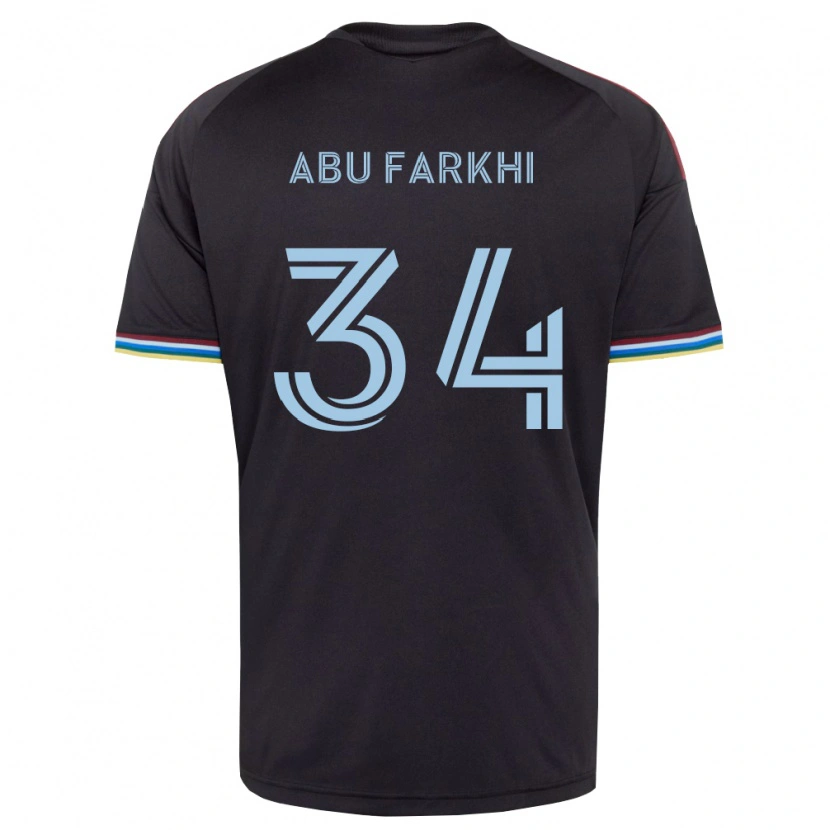 Danxen Damen Sayed Abu Farkhi #34 Schwarz Himmelblau Heimtrikot Trikot 2026/27 T-Shirt