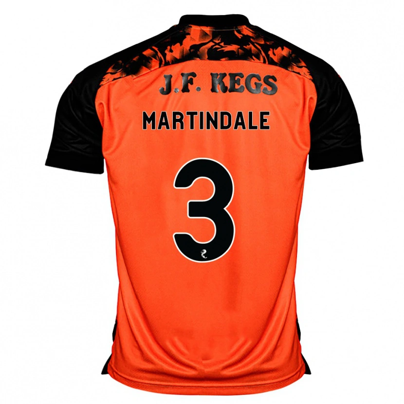 Danxen Kinder Amilie Martindale #3 Orange Schwarz Weiß Heimtrikot Trikot 2026/27 T-Shirt