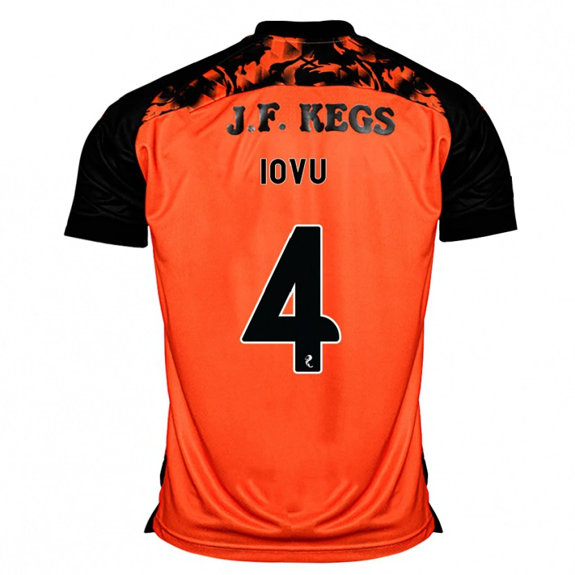 Danxen Kinder Iurie Iovu #4 Orange Schwarz Weiß Heimtrikot Trikot 2026/27 T-Shirt