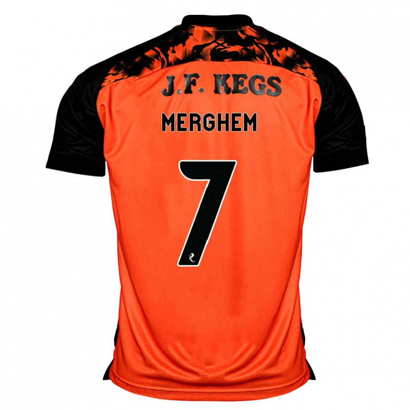 Danxen Kinder Mehdi Merghem #7 Orange Schwarz Weiß Heimtrikot Trikot 2026/27 T-Shirt