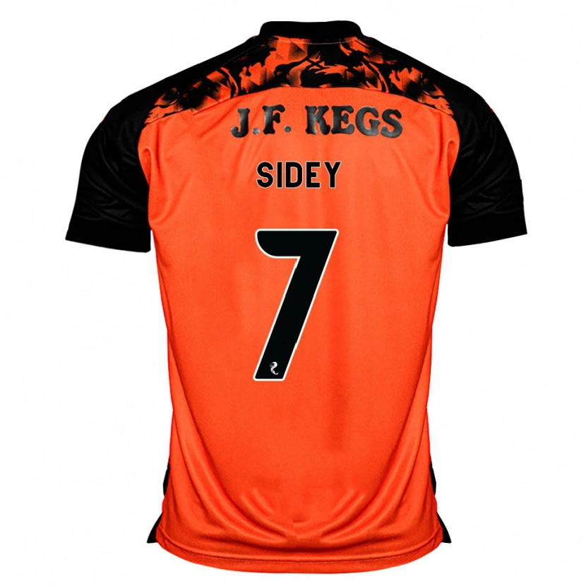 Danxen Kinder Leah Sidey #7 Orange Schwarz Weiß Heimtrikot Trikot 2026/27 T-Shirt