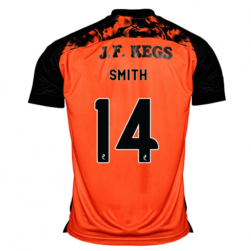 Danxen Kinder Ellis Smith #14 Orange Schwarz Weiß Heimtrikot Trikot 2026/27 T-Shirt