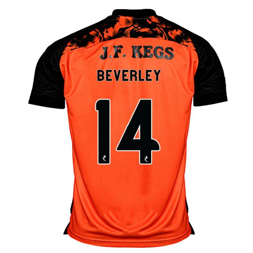 Danxen Kinder Cian Beverley #14 Orange Schwarz Weiß Heimtrikot Trikot 2026/27 T-Shirt