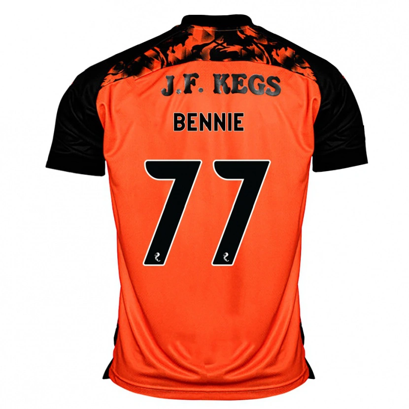 Danxen Kinder Daniel Bennie #77 Orange Schwarz Weiß Heimtrikot Trikot 2026/27 T-Shirt