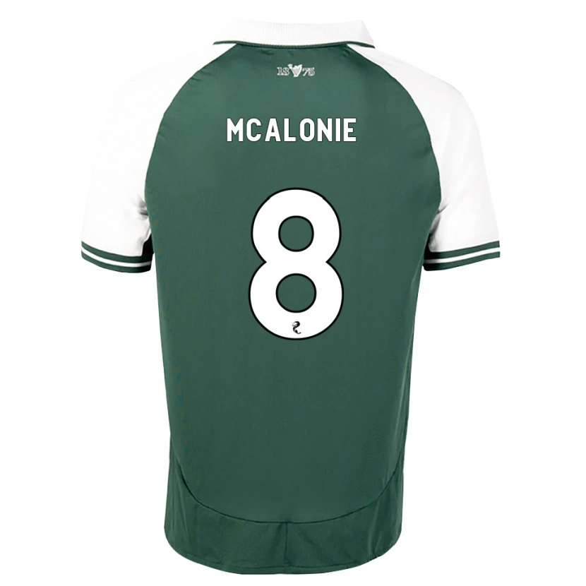 Danxen Kinder Michaela Mcalonie #8 Seegrün Weiß Heimtrikot Trikot 2026/27 T-Shirt