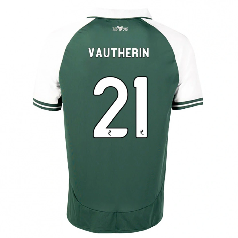 Danxen Kinder Sam Vautherin #21 Seegrün Weiß Heimtrikot Trikot 2026/27 T-Shirt