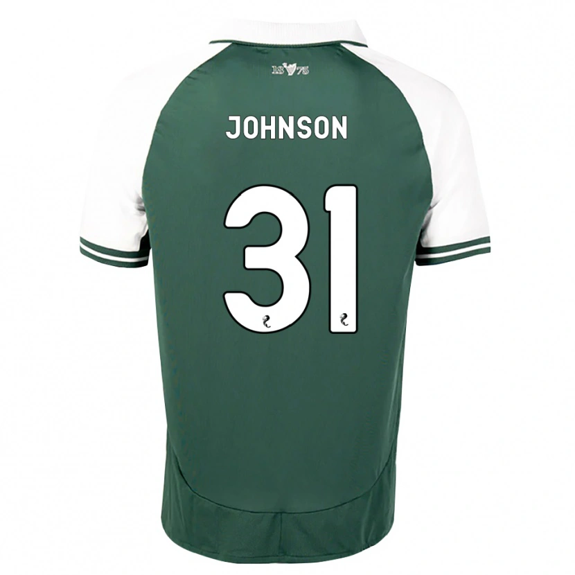 Danxen Kinder Murray Johnson #31 Seegrün Weiß Heimtrikot Trikot 2026/27 T-Shirt