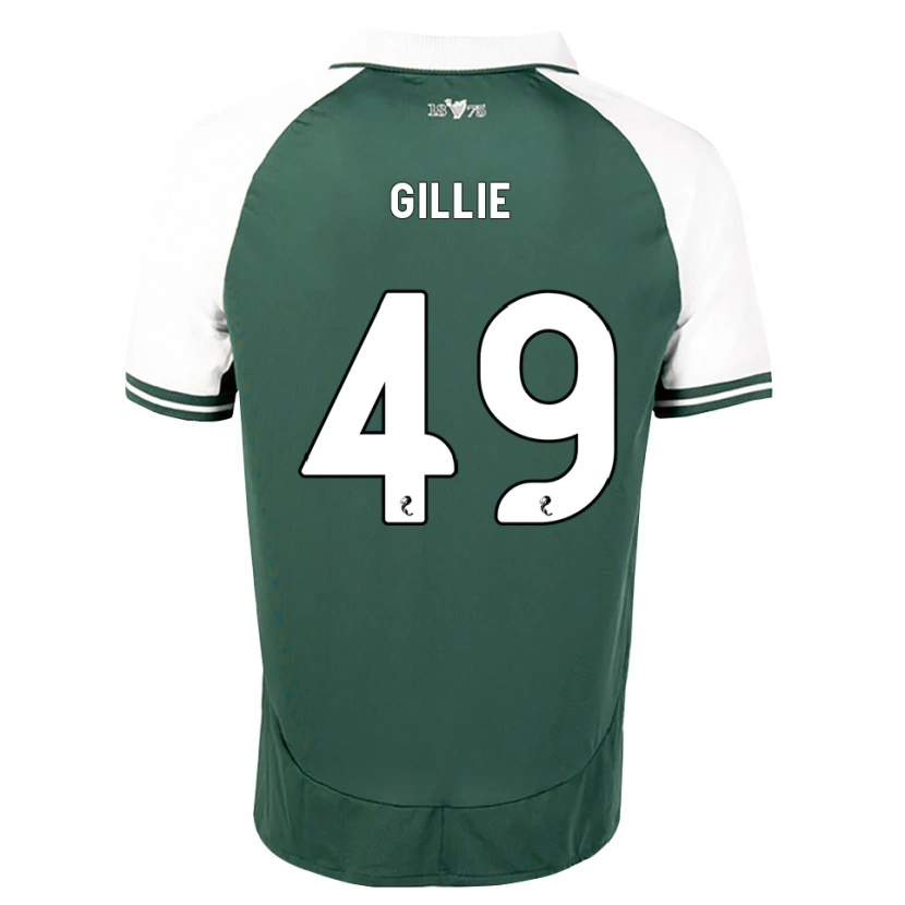 Danxen Kinder Lewis Gillie #49 Seegrün Weiß Heimtrikot Trikot 2026/27 T-Shirt