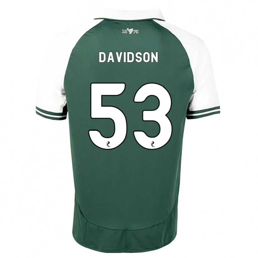 Danxen Kinder Luke Davidson #53 Seegrün Weiß Heimtrikot Trikot 2026/27 T-Shirt