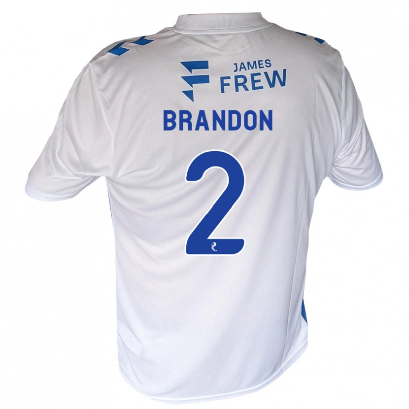 Danxen Kinder Jamie Brandon #2 Königsblau Weiß Heimtrikot Trikot 2026/27 T-Shirt