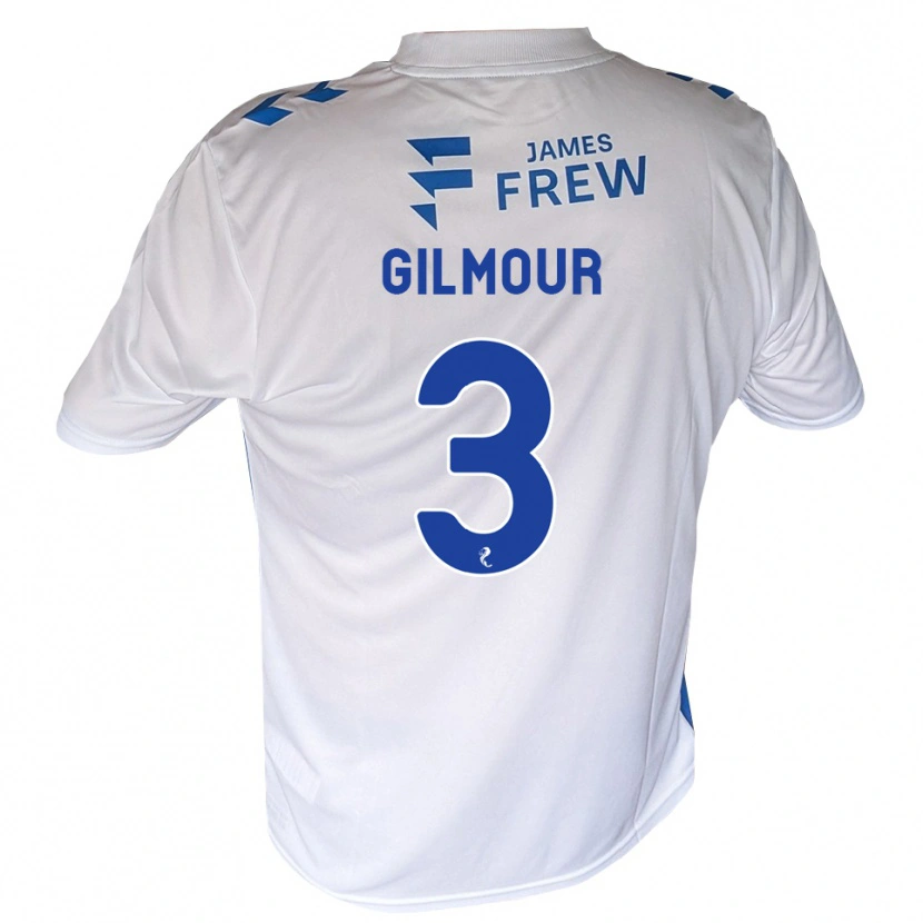 Danxen Kinder Josh Gilmour #3 Königsblau Weiß Heimtrikot Trikot 2026/27 T-Shirt