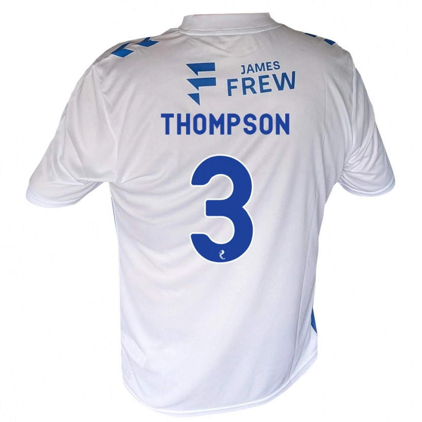 Danxen Kinder Dominic Thompson #3 Königsblau Weiß Heimtrikot Trikot 2026/27 T-Shirt