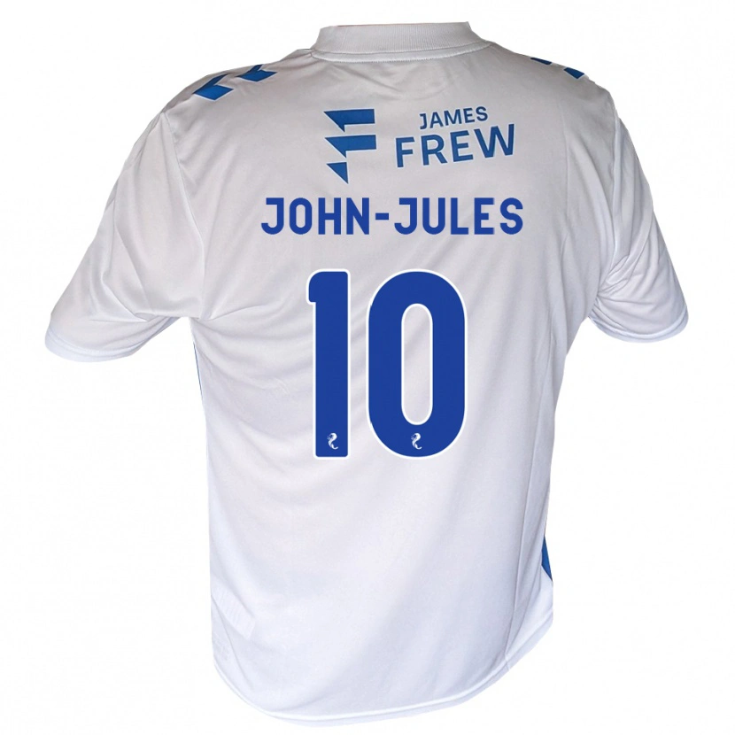 Danxen Kinder Tyreece John-Jules #10 Königsblau Weiß Heimtrikot Trikot 2026/27 T-Shirt