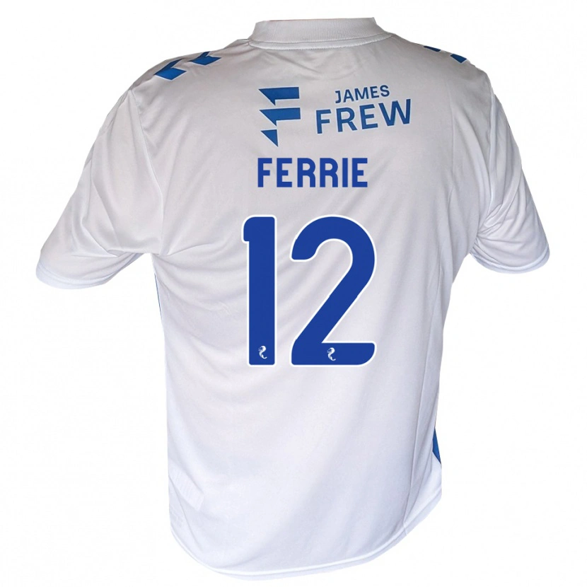 Danxen Kinder Calum Ferrie #12 Königsblau Weiß Heimtrikot Trikot 2026/27 T-Shirt