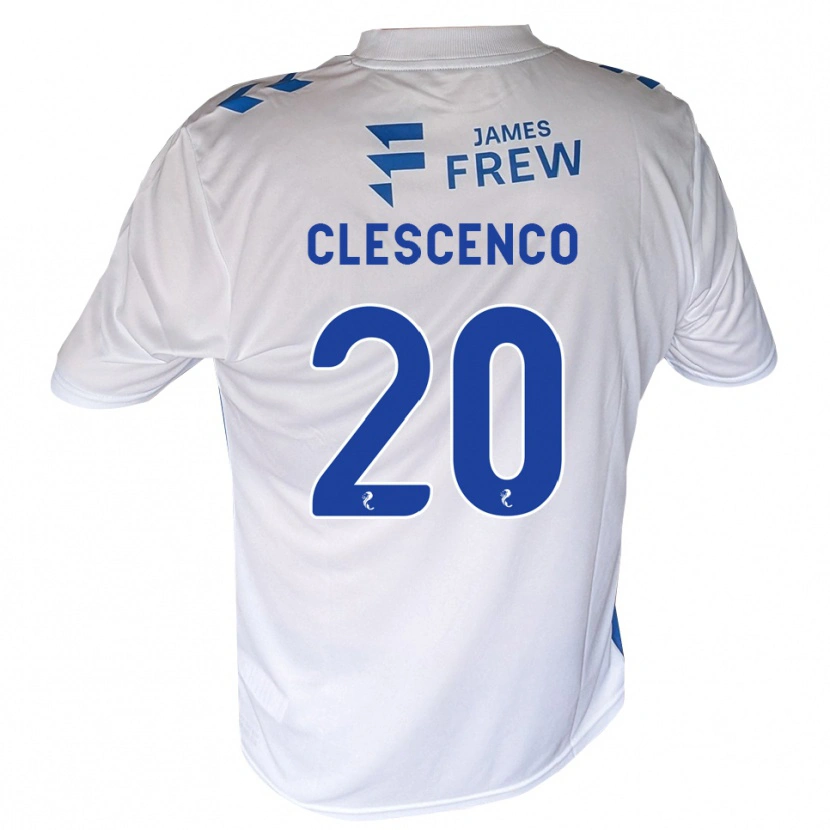 Danxen Kinder Nicky Clescenco #20 Königsblau Weiß Heimtrikot Trikot 2026/27 T-Shirt