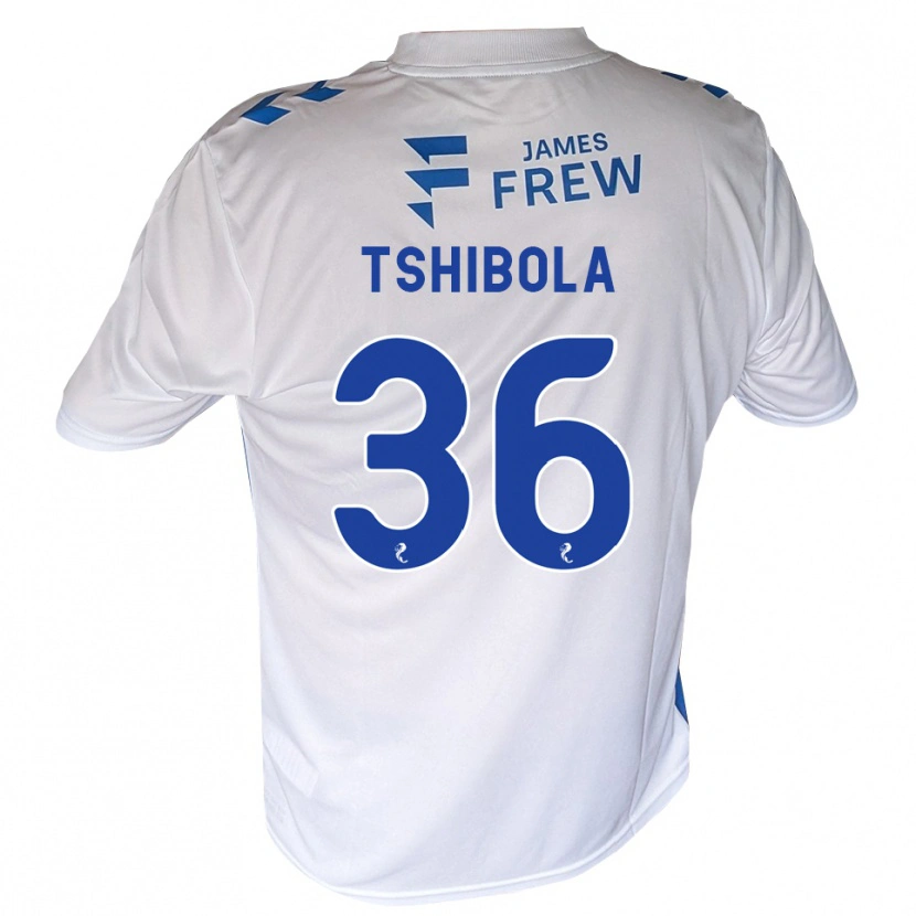 Danxen Kinder Aaron Tshibola #36 Königsblau Weiß Heimtrikot Trikot 2026/27 T-Shirt