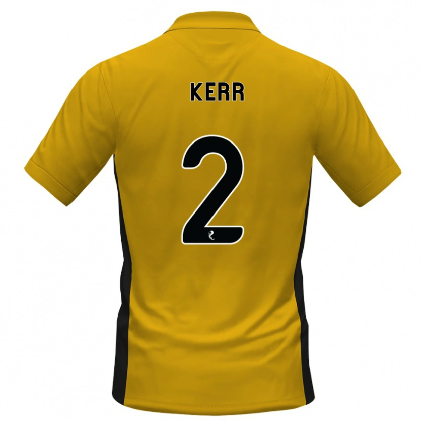 Danxen Kinder Cammy Kerr #2 Orange Schwarz Heimtrikot Trikot 2026/27 T-Shirt