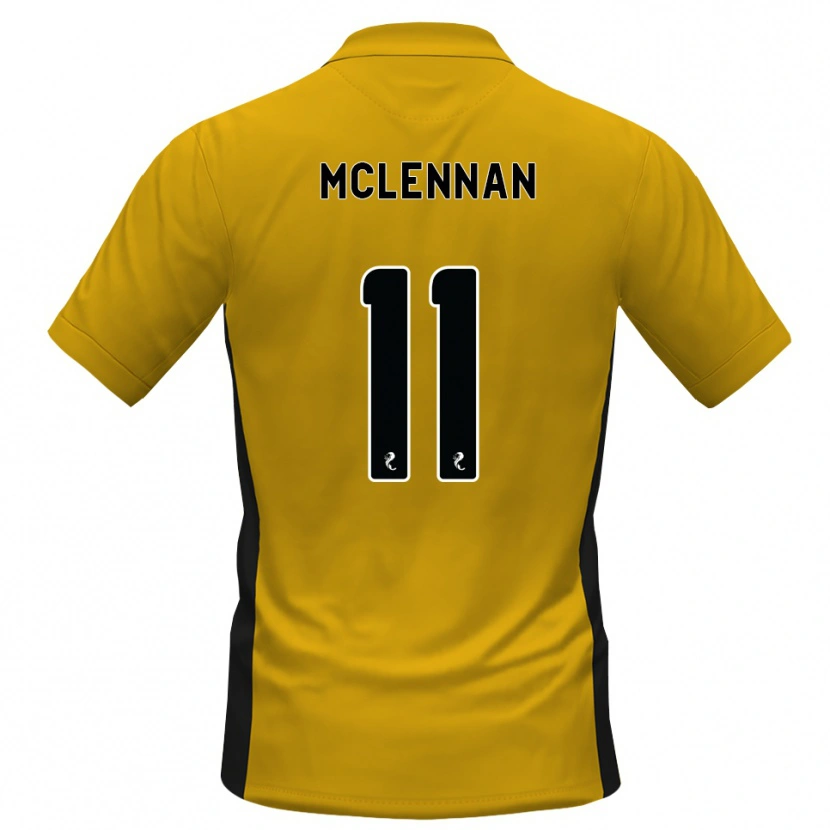 Danxen Kinder Connor Mclennan #11 Orange Schwarz Heimtrikot Trikot 2026/27 T-Shirt