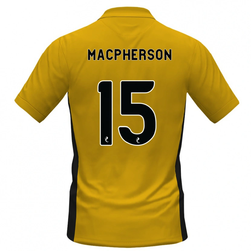 Danxen Kinder Cammy Macpherson #15 Orange Schwarz Heimtrikot Trikot 2026/27 T-Shirt