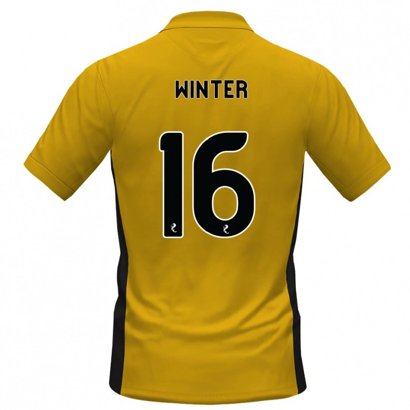 Danxen Kinder Andy Winter #16 Orange Schwarz Heimtrikot Trikot 2026/27 T-Shirt