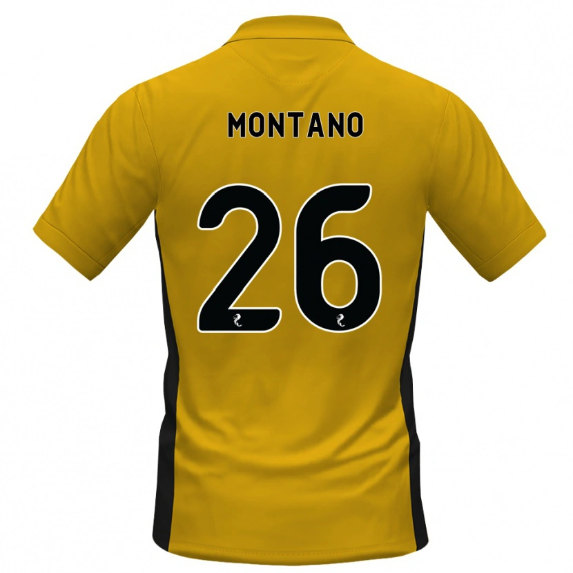 Danxen Kinder Cristian Montano #26 Orange Schwarz Heimtrikot Trikot 2026/27 T-Shirt
