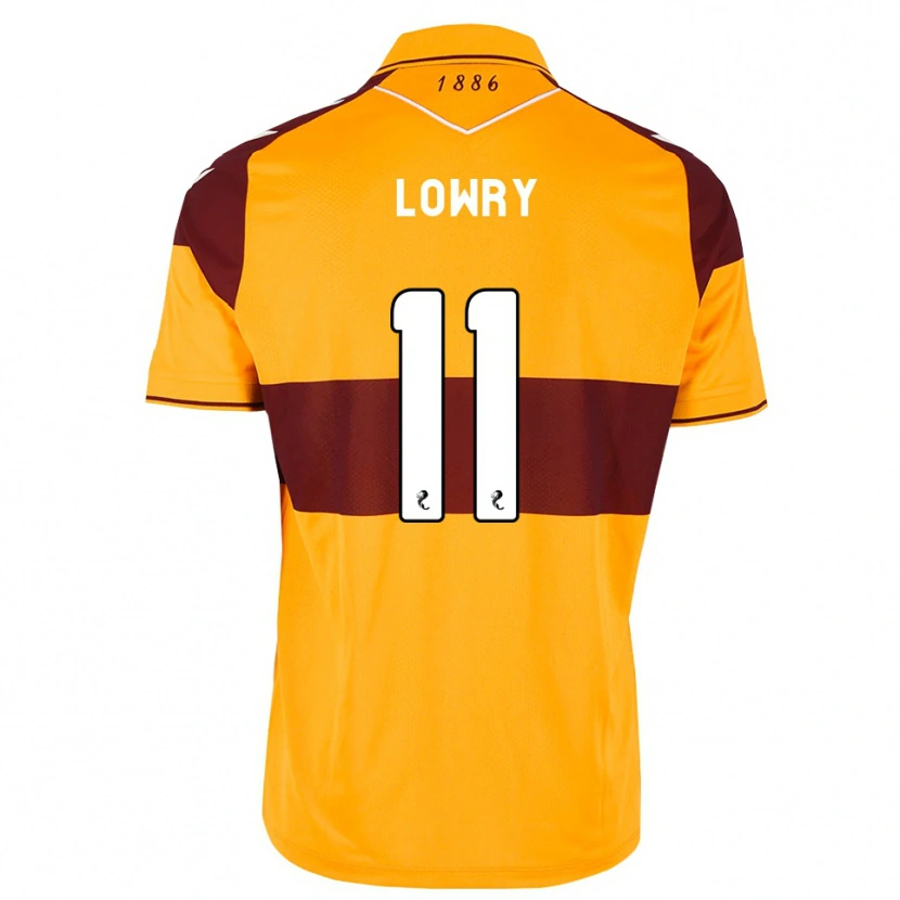 Danxen Kinder Alex Lowry #11 Maroon Orange Heimtrikot Trikot 2026/27 T-Shirt