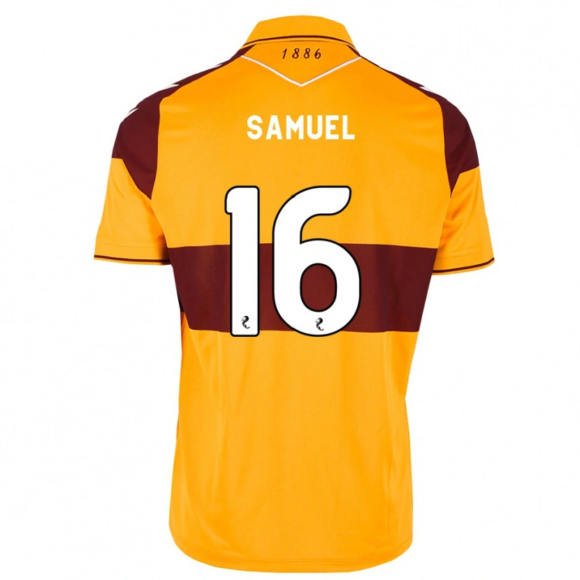 Danxen Kinder Evan Samuel #16 Maroon Orange Heimtrikot Trikot 2026/27 T-Shirt
