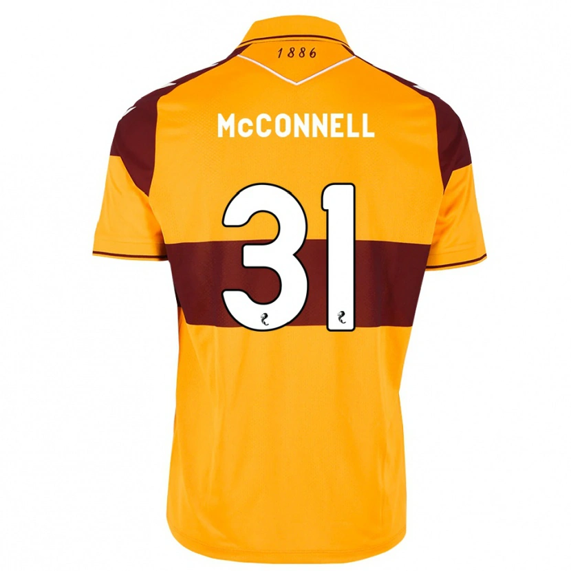 Danxen Kinder Jack Mcconnell #31 Maroon Orange Heimtrikot Trikot 2026/27 T-Shirt