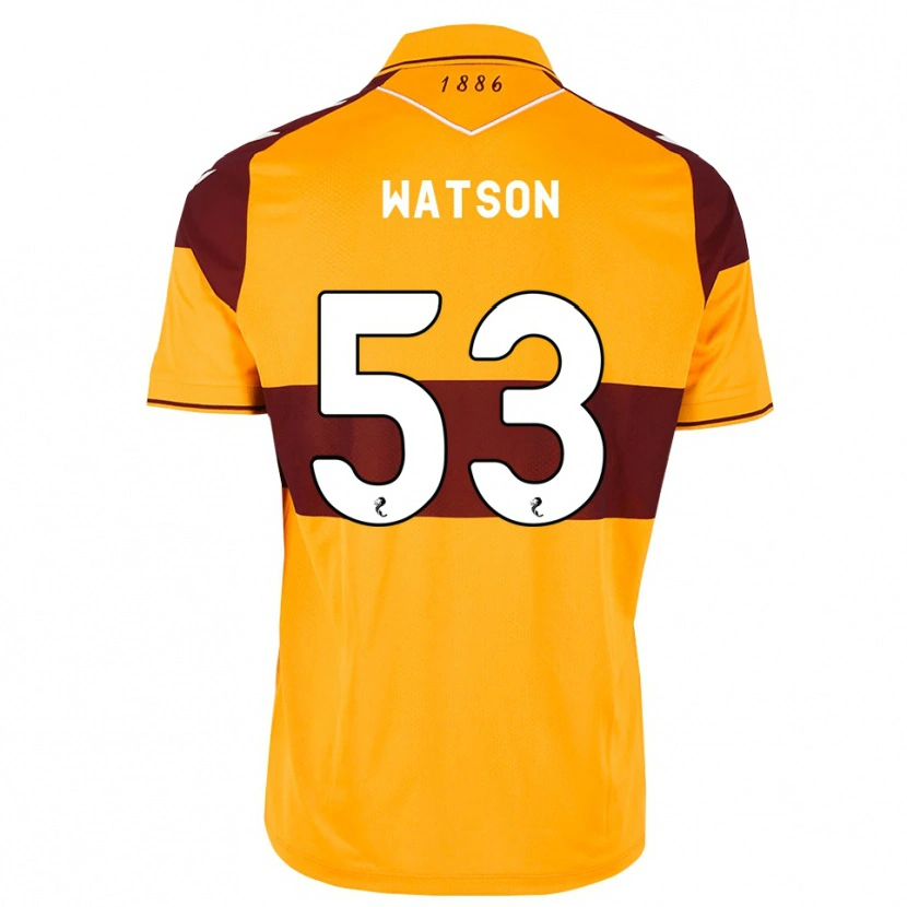 Danxen Kinder Blane Watson #53 Maroon Orange Heimtrikot Trikot 2026/27 T-Shirt