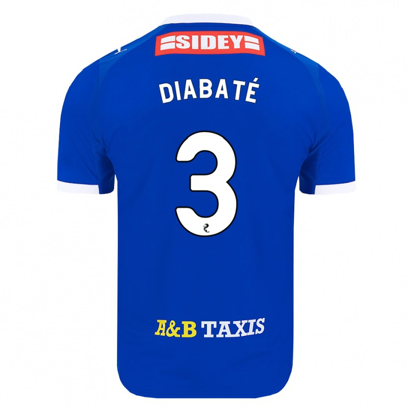 Danxen Kinder Cheick Diabaté #3 Blau Rot Gelb Heimtrikot Trikot 2026/27 T-Shirt