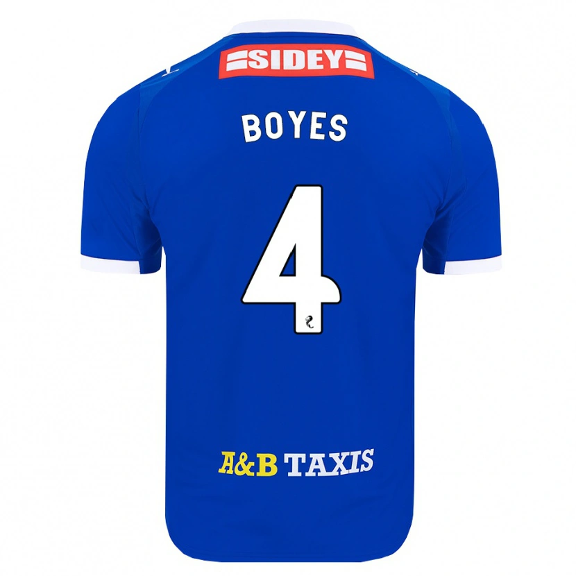 Danxen Kinder Morgan Boyes #4 Blau Rot Gelb Heimtrikot Trikot 2026/27 T-Shirt