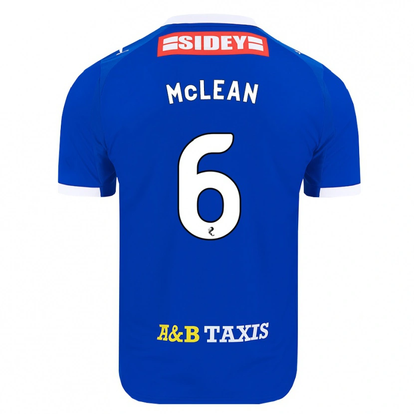 Danxen Kinder Elvie Mclean #6 Blau Rot Gelb Heimtrikot Trikot 2026/27 T-Shirt