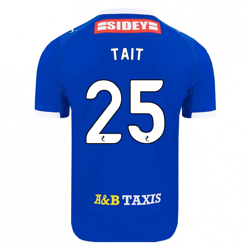 Danxen Kinder Macaulay Tait #25 Blau Rot Gelb Heimtrikot Trikot 2026/27 T-Shirt