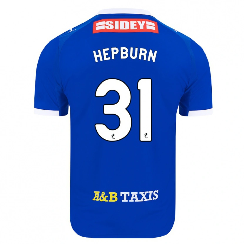 Danxen Kinder Craig Hepburn #31 Blau Rot Gelb Heimtrikot Trikot 2026/27 T-Shirt